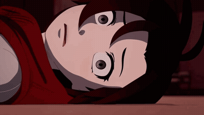A Close Up Of A Person Laying On Their Back With Their Eyes Closed GIF