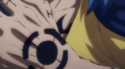 A Close Up Of A Person 'S Arm With A Black Tattoo On It GIF