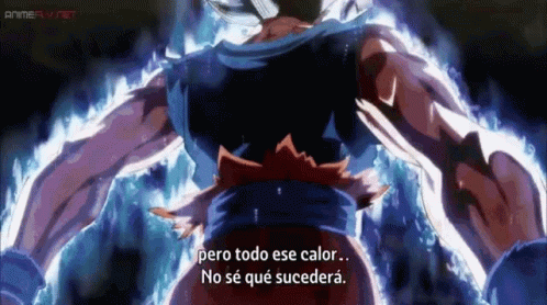 A Close Up Of A Person 'S Back With A Quote In Spanish GIF