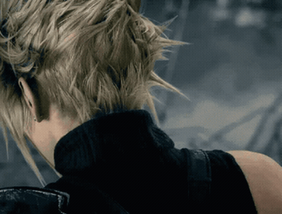 A Close Up Of A Person 'S Back With A Turtleneck On GIF