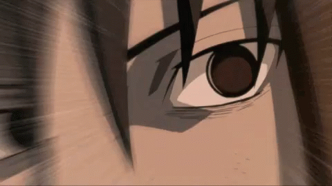 A Close Up Of A Person 'S Eye In A Cartoon With A Blurred Background . GIF