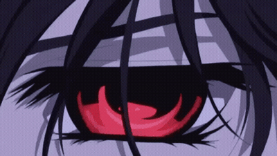 A Close Up Of A Person 'S Eye With A Red Center GIF