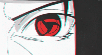 A Close Up Of A Person 'S Eye With A Red Circle In It GIF