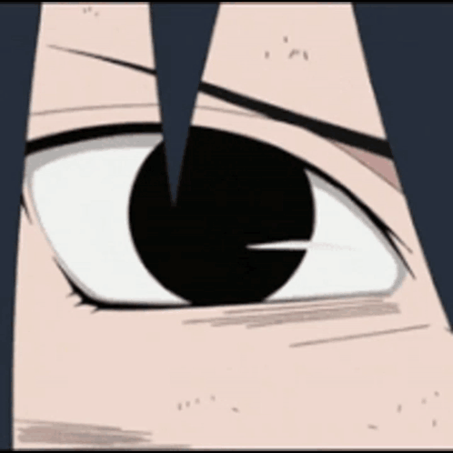 A Close Up Of A Person 'S Eye With A White Pupil GIF