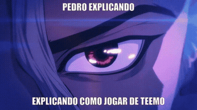 A Close Up Of A Person 'S Eye With The Words " Pedro Explicando " Above It GIF