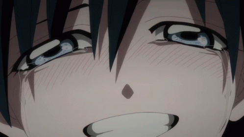 A Close Up Of A Person 'S Eyes With Tears Coming Out Of Them GIF