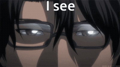 A Close Up Of A Person 'S Eyes With The Words I See Written Above Them GIF