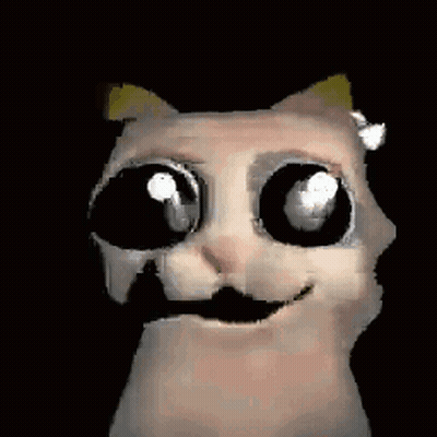 A Close Up Of A Person 'S Face With A Black Background And A White Eye . GIF