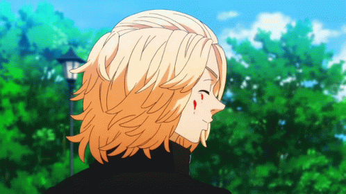 A Close Up Of A Person 'S Face With A Bloody Eye GIF