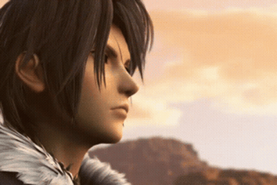 A Close Up Of A Person 'S Face With A Feathered Jacket On GIF