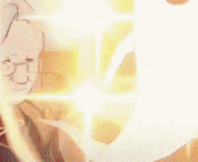 A Close Up Of A Person 'S Face With A Glowing Light Coming From It . GIF