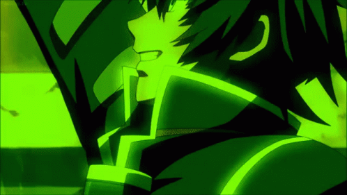 A Close Up Of A Person 'S Face With A Green Background GIF