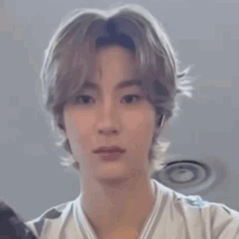 Close Up Of Person's Face With Headband GIF