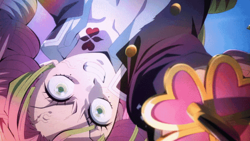 A Close Up Of A Person 'S Face With A Heart On Their Chest GIF