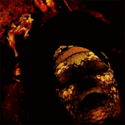 A Close Up Of A Person 'S Face With A Lot Of Teeth Visible GIF