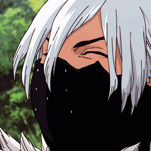 A Close Up Of A Person 'S Face With A Mask On GIF