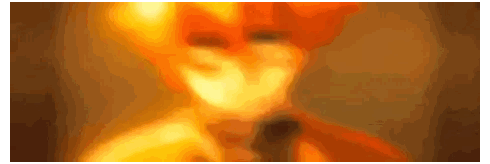 A Close Up Of A Person 'S Face With A Microphone In Front Of It . Sticker