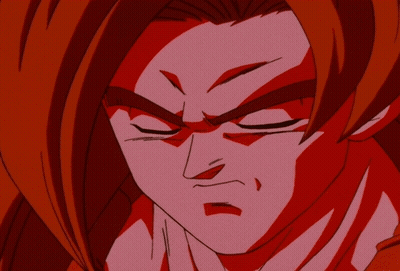 A Close Up Of A Person 'S Face With A Red Background GIF