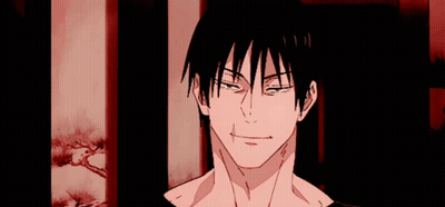 A Close Up Of A Person 'S Face With A Red Background And A Black Background . GIF