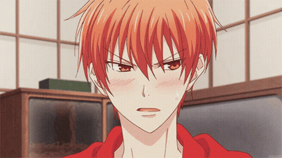 A Close Up Of A Person 'S Face With A Red Shirt GIF