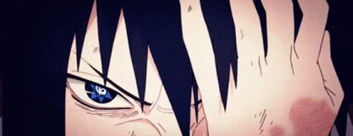 A Close Up Of A Person 'S Face With A Red Spot On It GIF