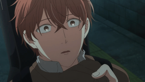 A Close Up Of A Person 'S Face With A Sad Look On It GIF
