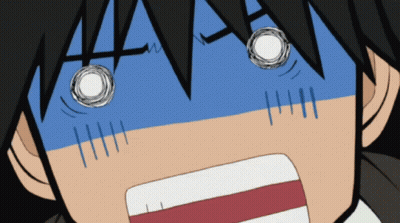 A Close Up Of A Person 'S Face With A Surprised Look On It GIF