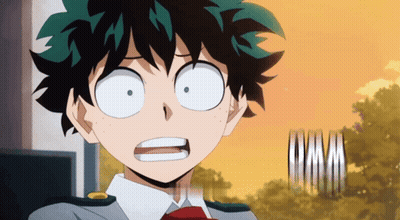 A Close Up Of A Person 'S Face With A Surprised Look On Their Face GIF