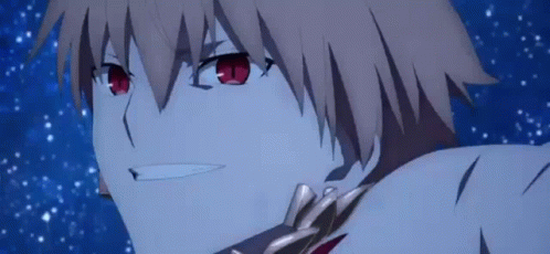 A Close Up Of A Person 'S Face With A Sword In Their Mouth . GIF