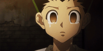A Close Up Of A Person 'S Face With A Tear Coming Out Of Their Eye GIF