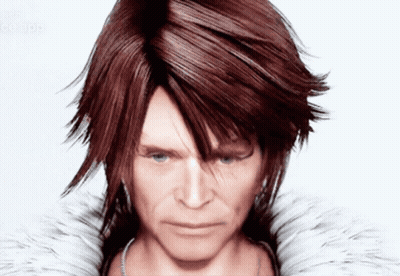 A Close Up Of A Person 'S Face With A White Background GIF