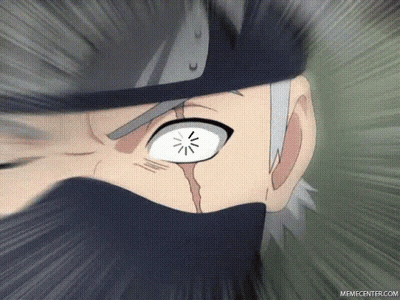 A Close Up Of A Person 'S Face With A White Eye And A Memecenter.com Logo In The Corner GIF