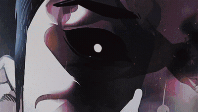 A Close Up Of A Person 'S Face With A White Spot In The Middle GIF