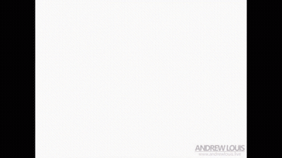 A Close Up Of A Person 'S Face With Andrew Louis Written In The Corner GIF