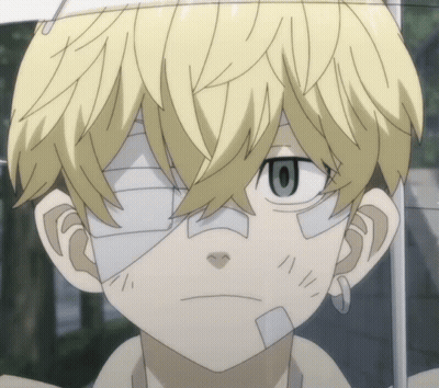 A Close Up Of A Person 'S Face With Bandages On It GIF