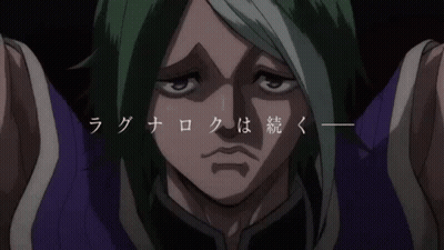 A Close Up Of A Person 'S Face With Chinese Writing Behind It GIF