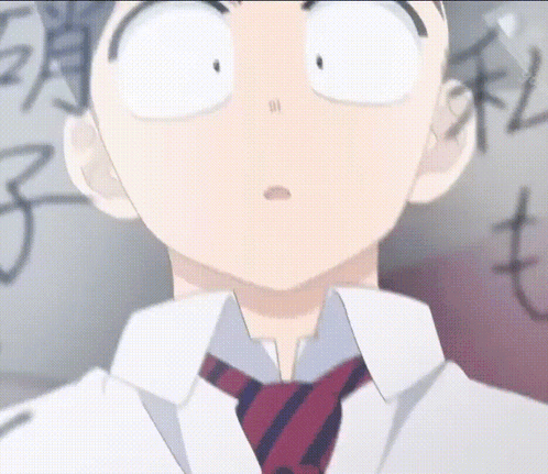 A Close Up Of A Person 'S Face With Chinese Writing On The Wall In The Background GIF