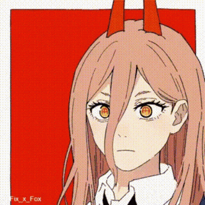 A Close Up Of A Person 'S Face With Horns On Their Head . GIF