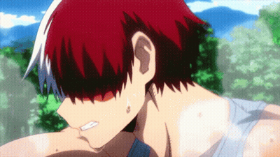 A Close Up Of A Person 'S Face With Red Hair GIF