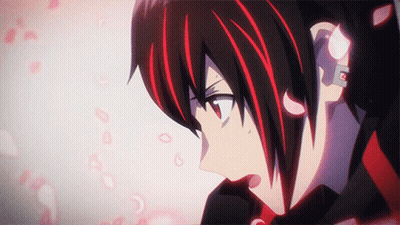 A Close Up Of A Person 'S Face With Red Hair . GIF