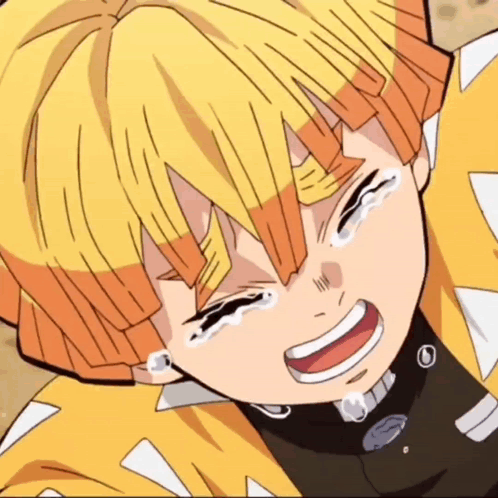 A Close Up Of A Person 'S Face With Tears Coming Out Of Their Eyes GIF