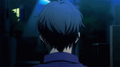 A Close Up Of A Person 'S Face With Tears Running Down Their Face . GIF