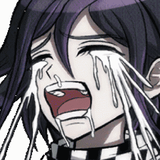 A Close Up Of A Person 'S Face With Tears Running Down Their Face GIF
