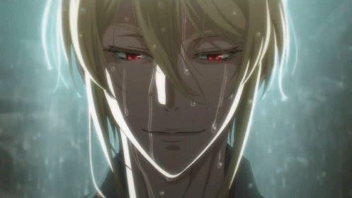 A Close Up Of A Person 'S Face With Tears Running Down Their Face GIF