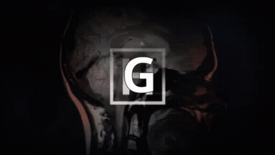 A Close Up Of A Person 'S Face With The Letter G On It GIF