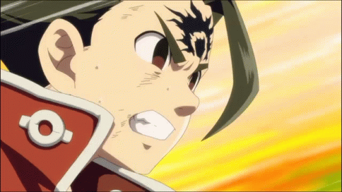 A Close Up Of A Person 'S Face With The Letter O On His Chest GIF