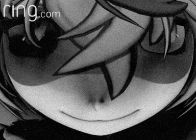 A Close Up Of A Person 'S Face With The Website Ring.com Visible In The Background GIF