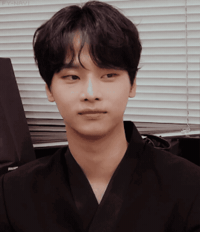 A Close Up Of A Person 'S Face With The Word Fy-Navi Visible GIF