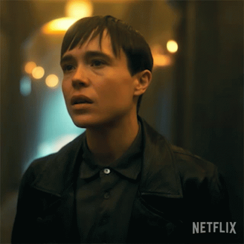 A Close Up Of A Person 'S Face With The Word Netflix On The Bottom Right GIF