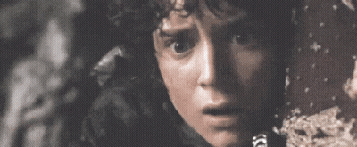 A Close Up Of A Person 'S Face With The Word No Behind It GIF
